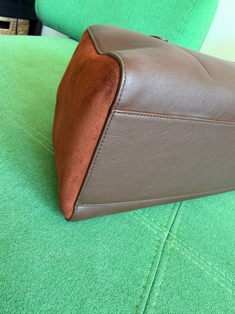Mansur Gavriel Large Helios Bag Chocolate Brown - Picture 7 of 10